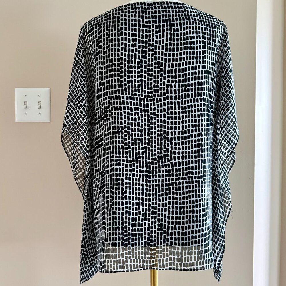Calvin Klein Black & White Tunic Sz Small - Picture 2 of 4